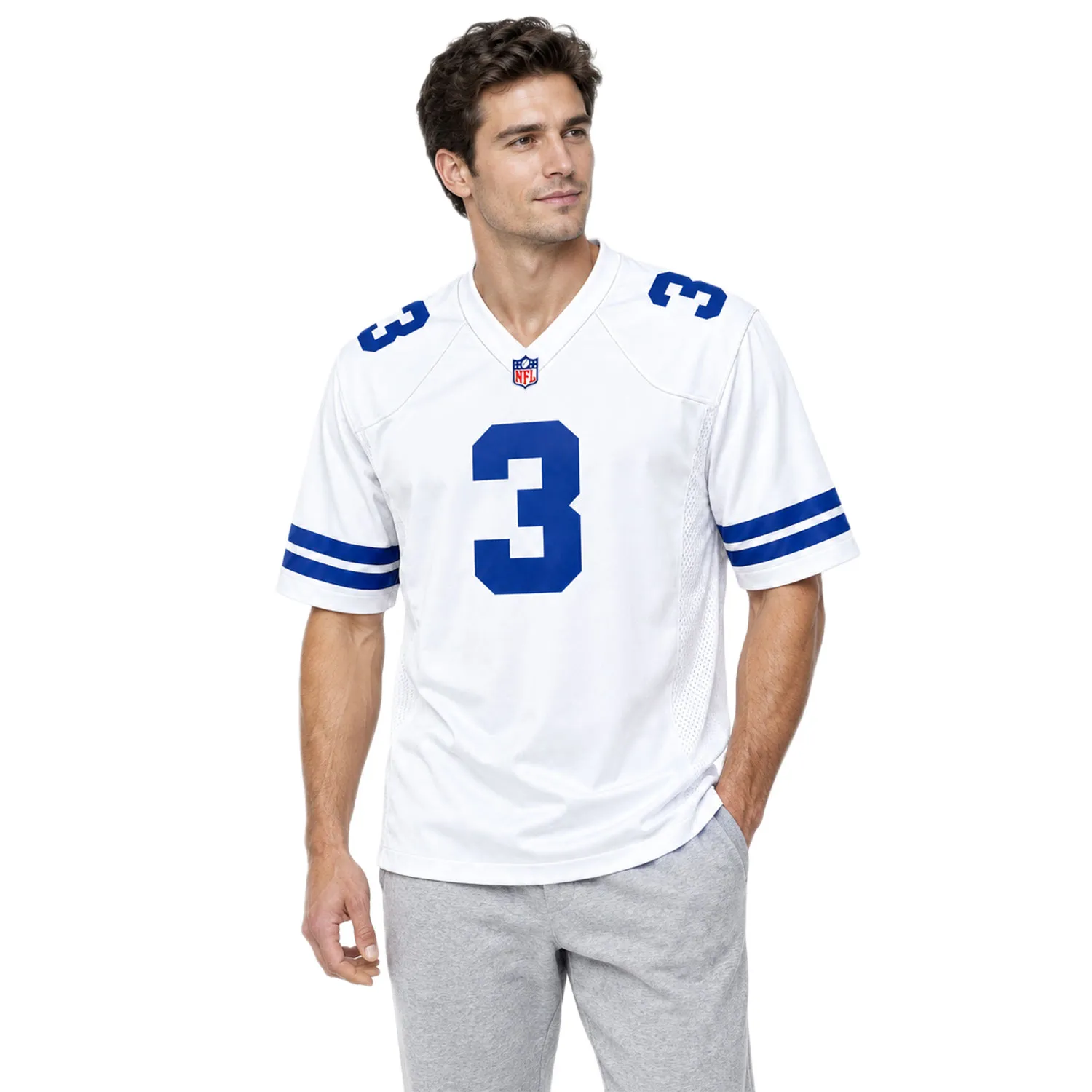 George Pickens Cowboys White Jersey Bold NFL Apparel