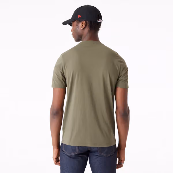 Chicago Bulls Player New Era NBA T-Shirt Olive view 2
