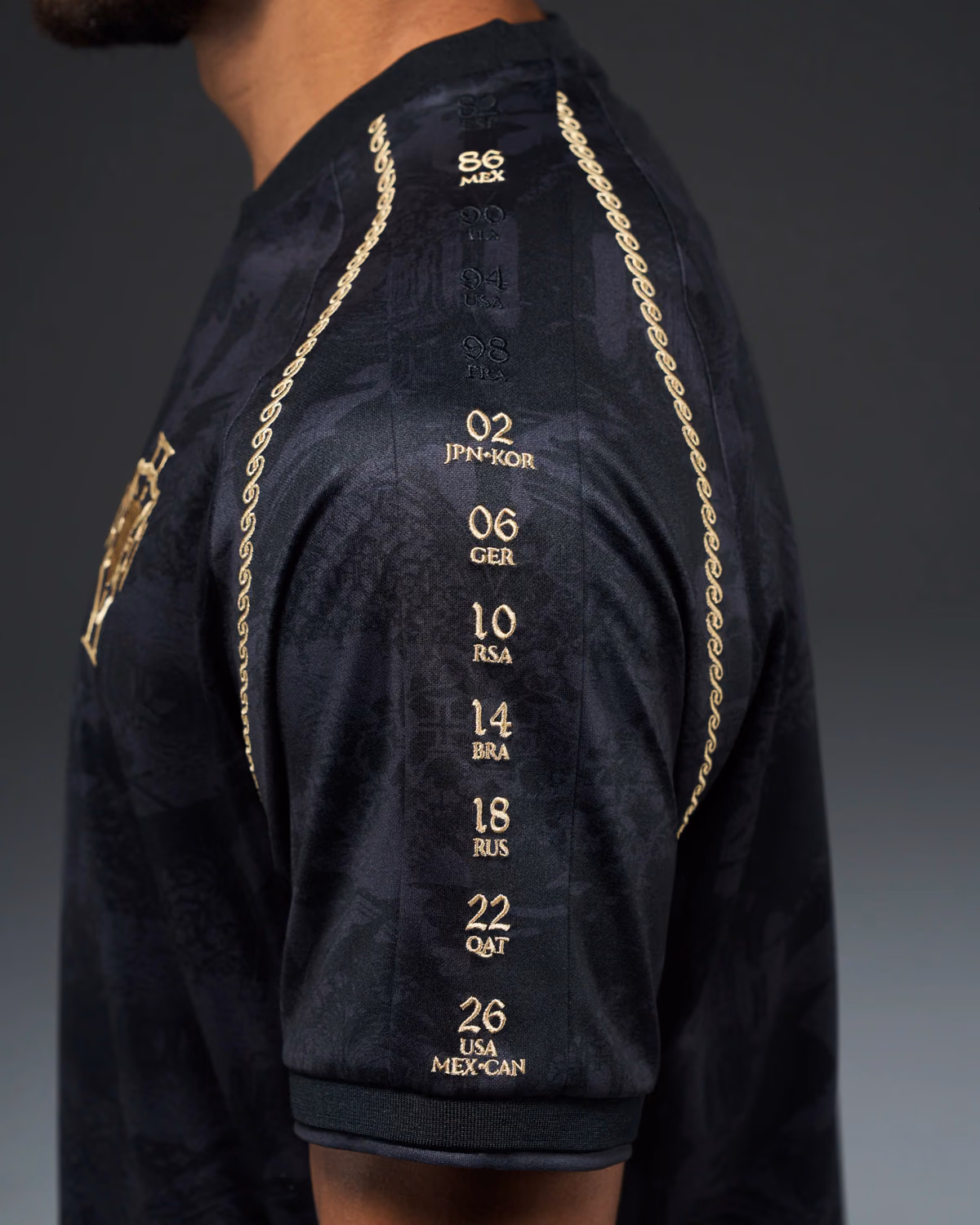 Jersevo Custom Personalized The Siu Heritage Jersey (2026WC Edition) left sleeve detail