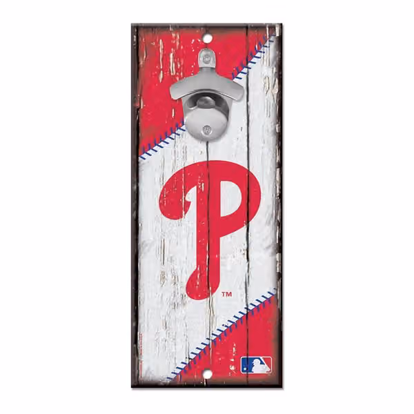Philadelphia Phillies MLB Bottle Opener Sign view 1