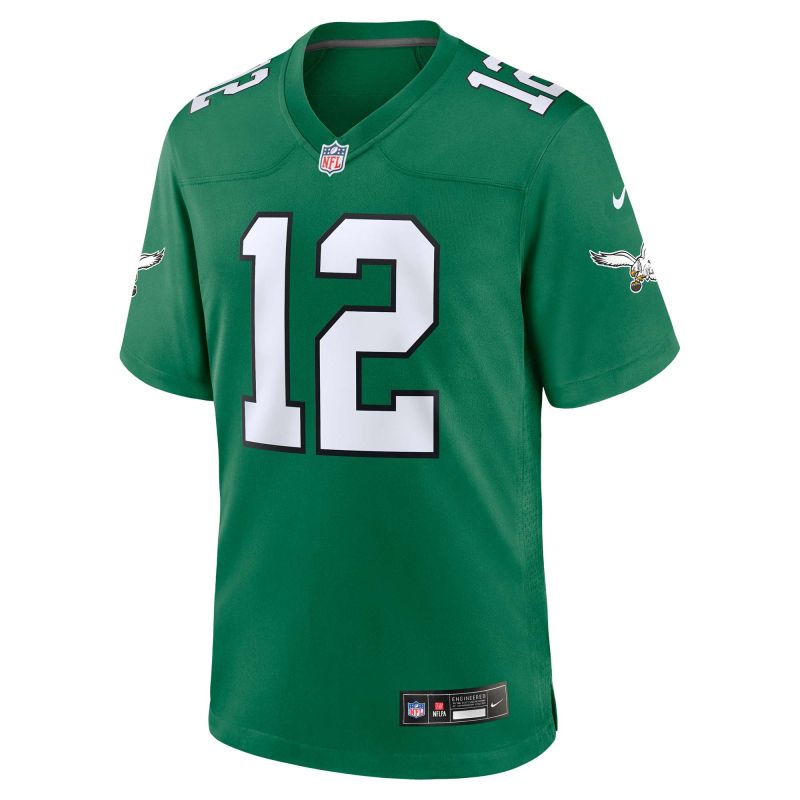 Randall Cunnigham #12 Philadelphia Eagles Classic Nike Game NFL Jersey Green view 2