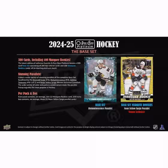 2024/25 Upper Deck O-Pee-Chee Platinum Hockey NHL Blaster Box view 2