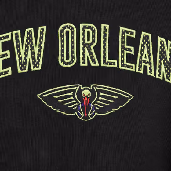 New Orleans Pelicans 2023 City Edition New Era Oversized NBA Hoodie view 3