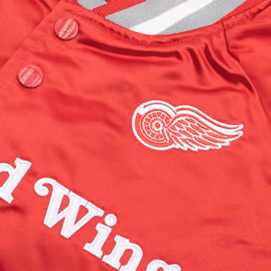 Detroit Red Wings Mitchell & Ness Lightweight Satin NHL Jacket view 3