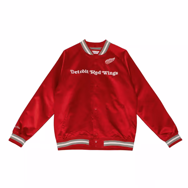 Detroit Red Wings Mitchell & Ness Lightweight Satin NHL Jacket view 1