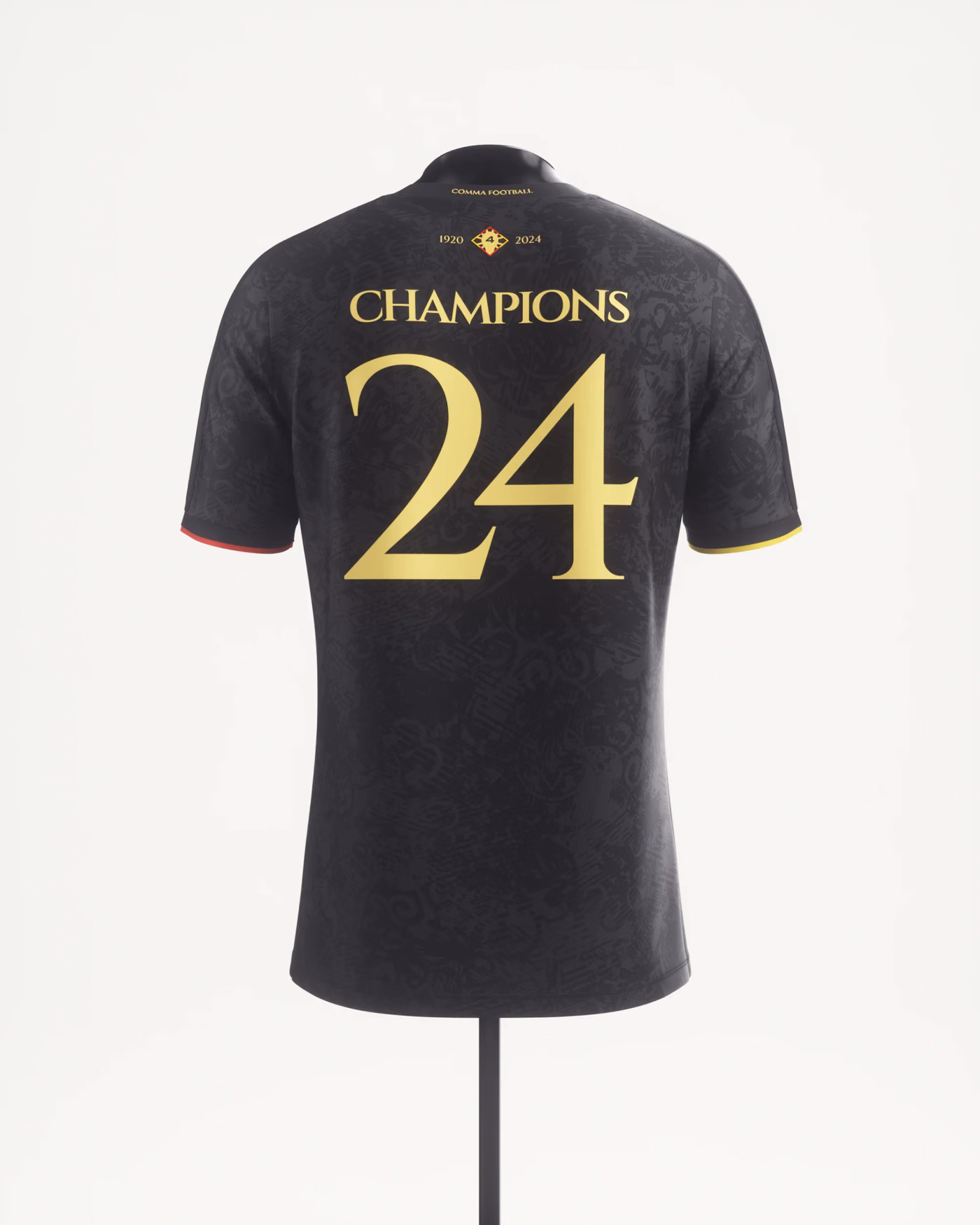 Jersevo Custom Personalized Spain 2024 Euros Champion Jersey (Los Toros) back view