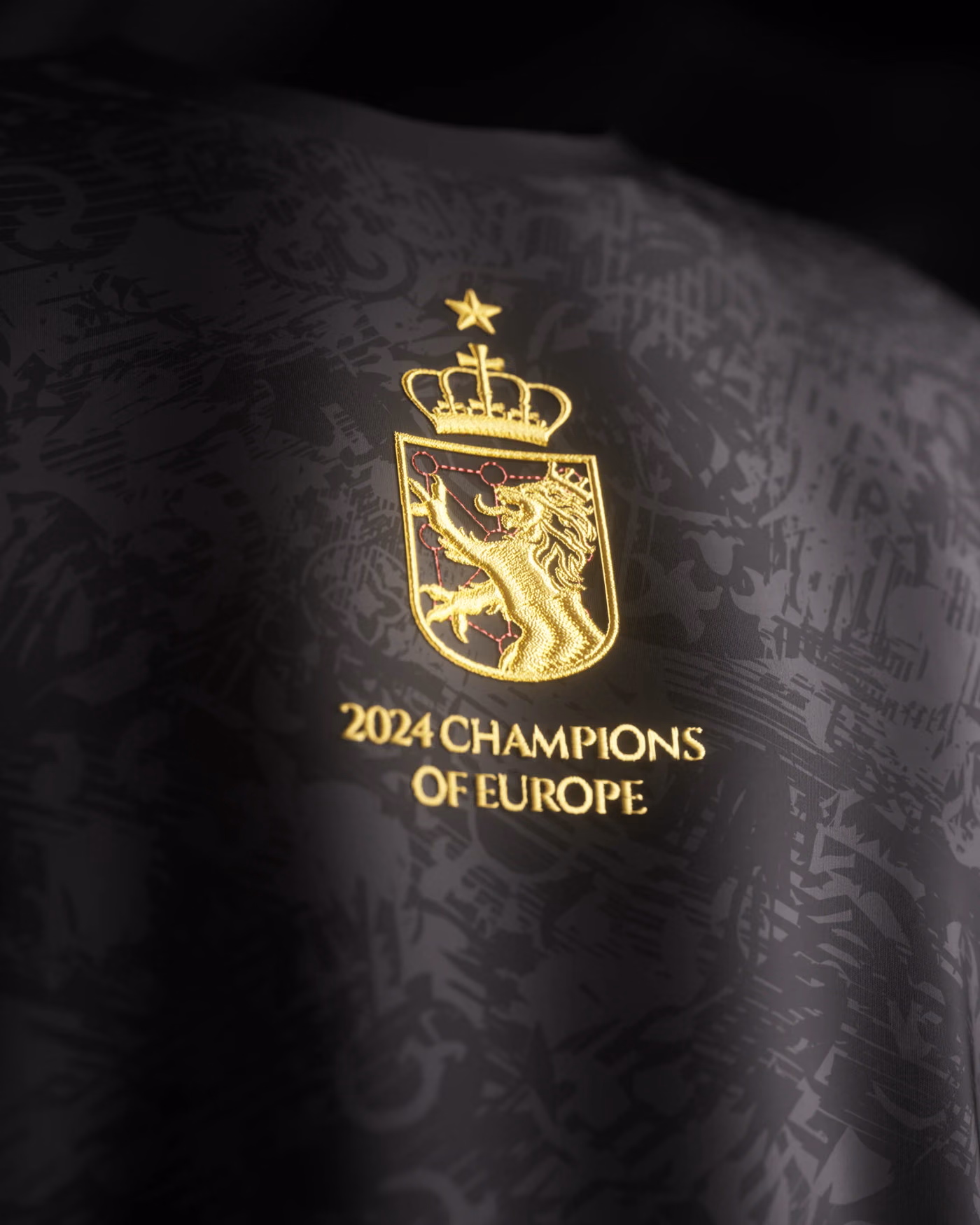Jersevo Custom Personalized Spain 2024 Euros Champion Jersey (Los Toros) front view