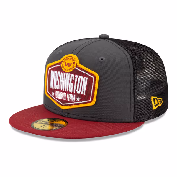 Washington Football Team Official 2021 NFL Draft New Era 59FIFTY Fitted Cap product photo
