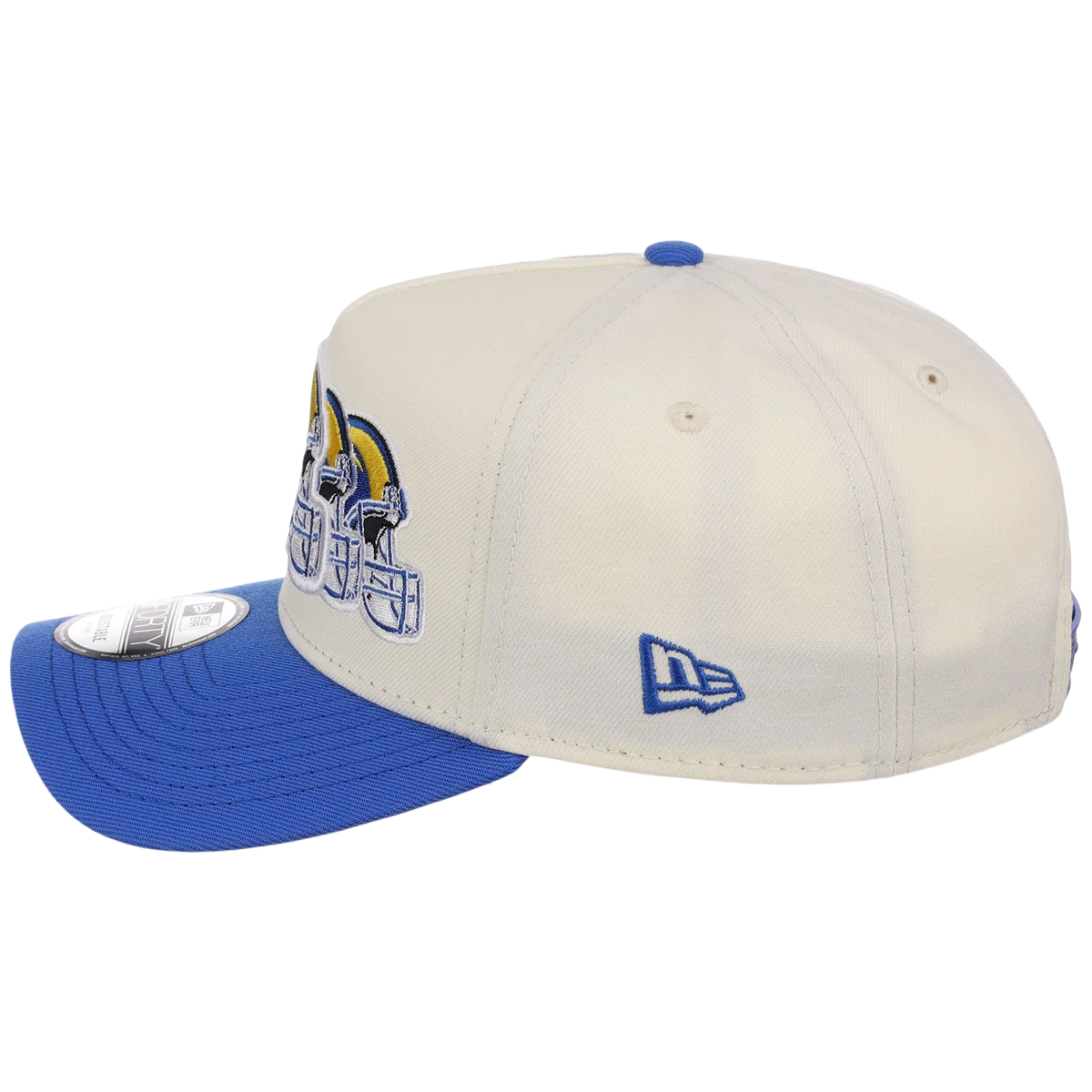 Los Angeles Rams NFL Seismic New Era 9FORTY A-Frame detail view