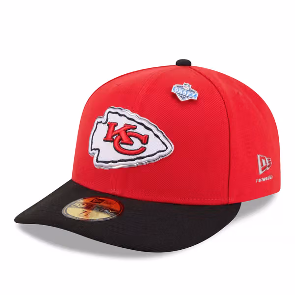 Kansas City Chiefs 2026 NFL Draft Pre-Curved 59FIFTY Fitted Cap product photo