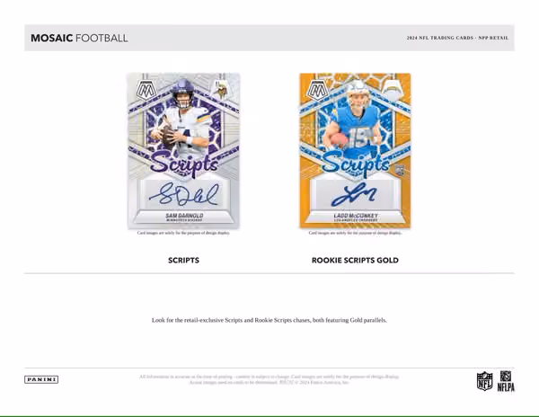2024 Panini Mosaic Football NFL Blaster Box view 3
