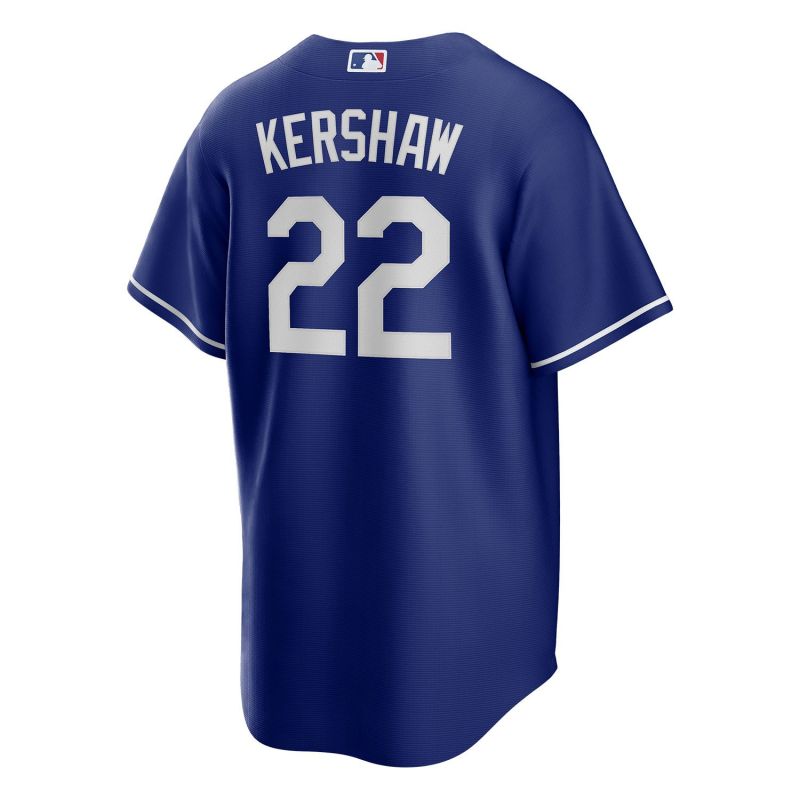 Clayton Kershaw #22 Los Angeles Dodgers Nike MLB Jersey Blue view 3