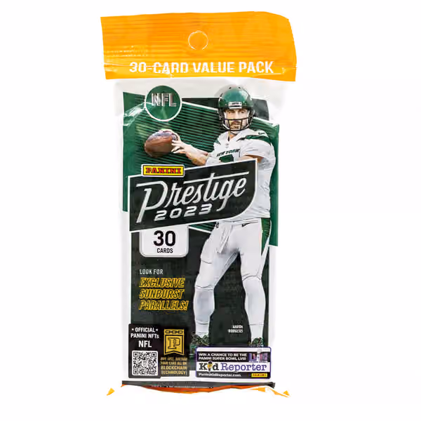 2023 Panini Prestige NFL Football Cello Fat-Pack Box view 3