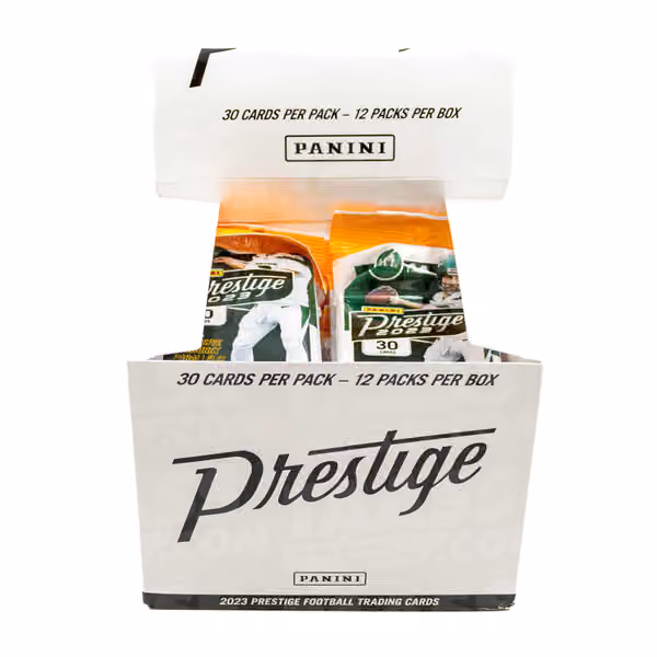 2023 Panini Prestige NFL Football Cello Fat-Pack Box view 2
