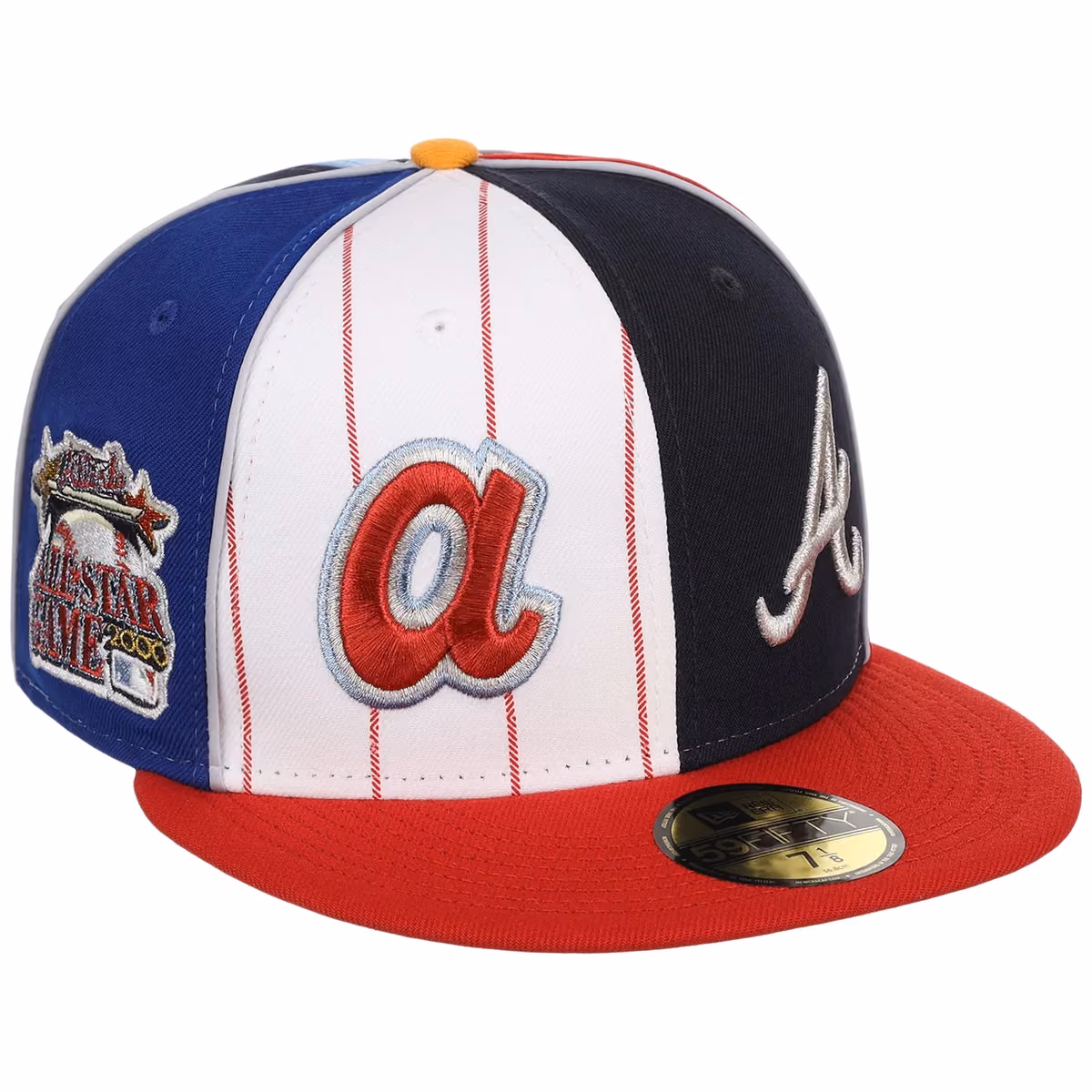 Atlanta Braves Quavo Georgia Pack Collection - New Era 59FIFTY "Pinwheel" (Multi/Red) front view