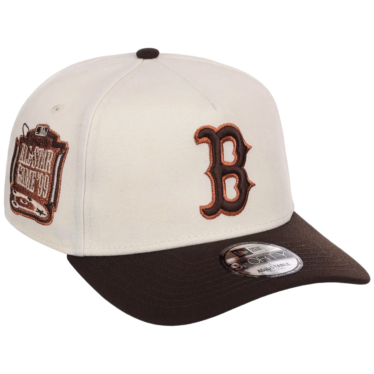 Boston Red Sox MLB Walnut Reserve New Era 9FORTY A-Frame front view