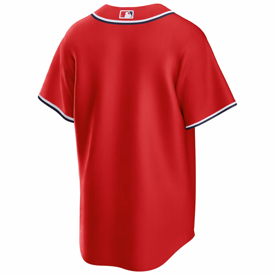 Washington Nationals Nike MLB Alternate Jersey Red view 2