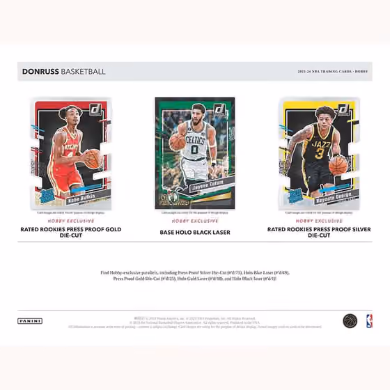 2023/24 Panini Donruss Basketball NBA Hobby Box view 4