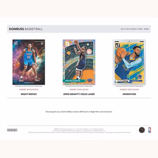 2023/24 Panini Donruss Basketball NBA Hobby Box view 5