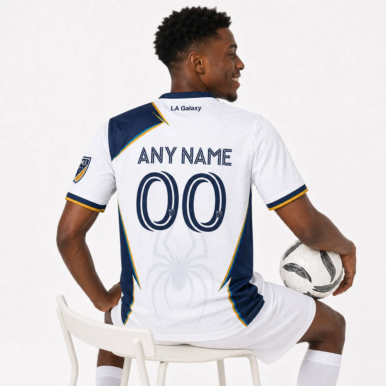 LA Galaxy Spiderman Soccer Jersey – Custom Essential Web Design