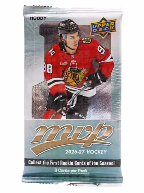 2026/27 Upper Deck MVP Hockey NHL Hobby Pack view 1