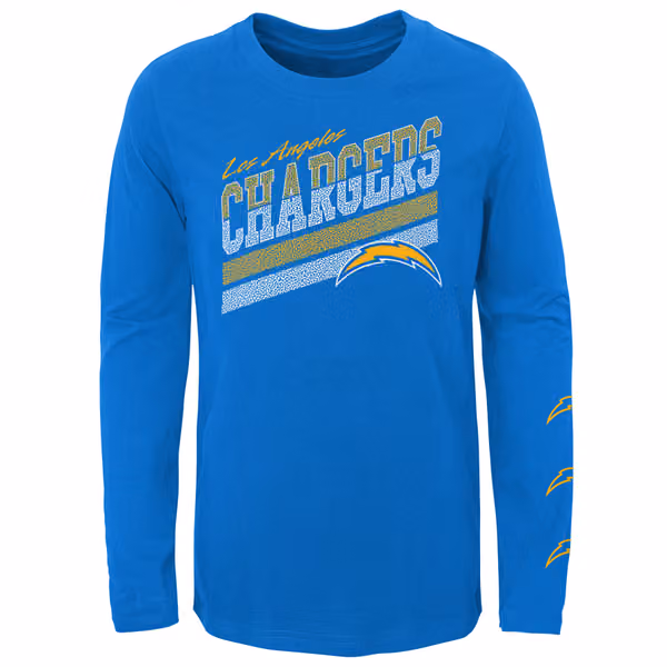 Los Angeles Chargers NFL Football 3-in-1 Combo Shirt Set (YOUTH) view 3