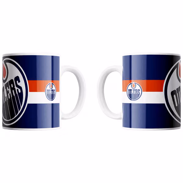 Edmonton Oilers Triple Logo NHL Jumbo Mug (450 ml) view 1