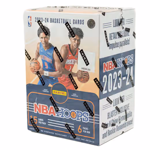 2023/24 Panini NBA Hoops Basketball Blaster Box view 1
