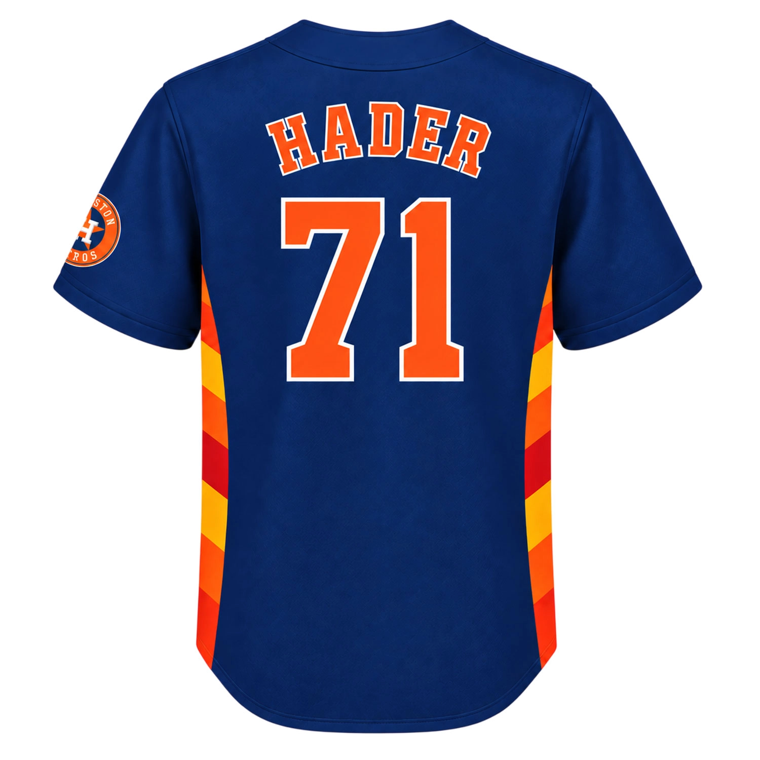 Josh Hader Astros Navy Jersey Dynamic Colorblock Style