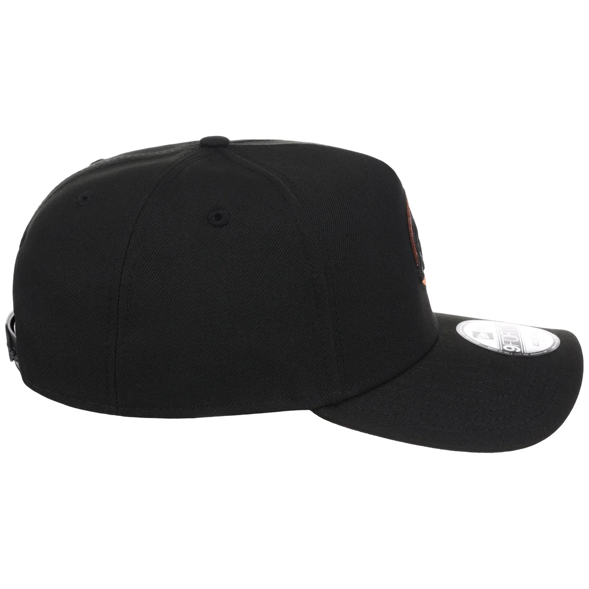 Chicago Cubs MLB Black x Rust FASHION CORE New Era 9FORTY A-Frame detail view