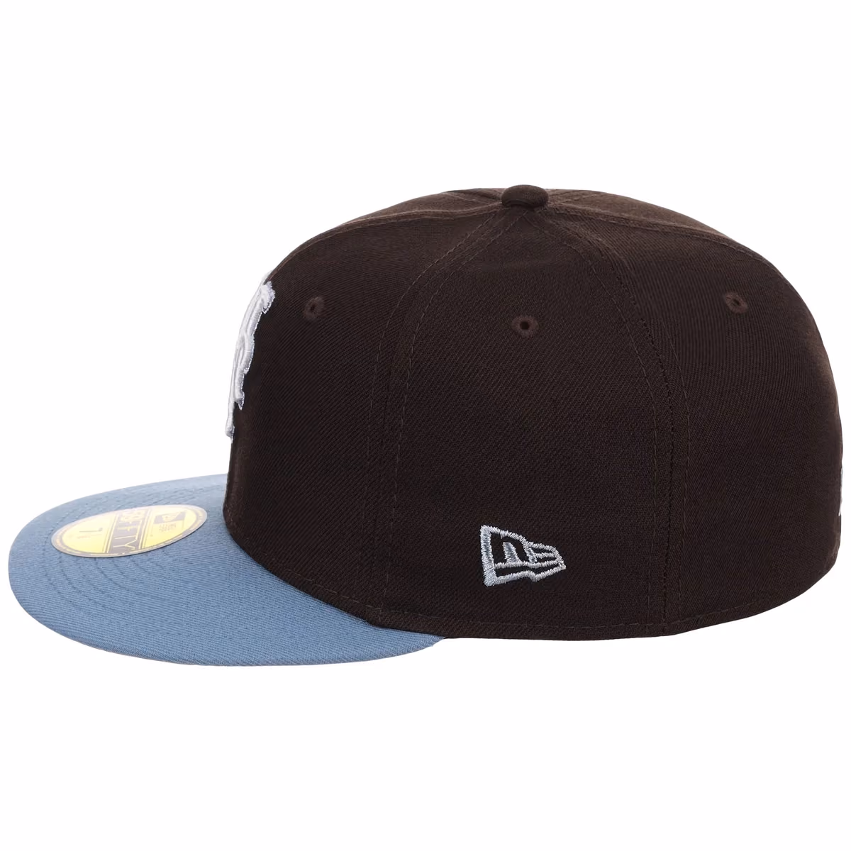New York Mets MLB Driftwood Fade New Era 59FIFTY detail view