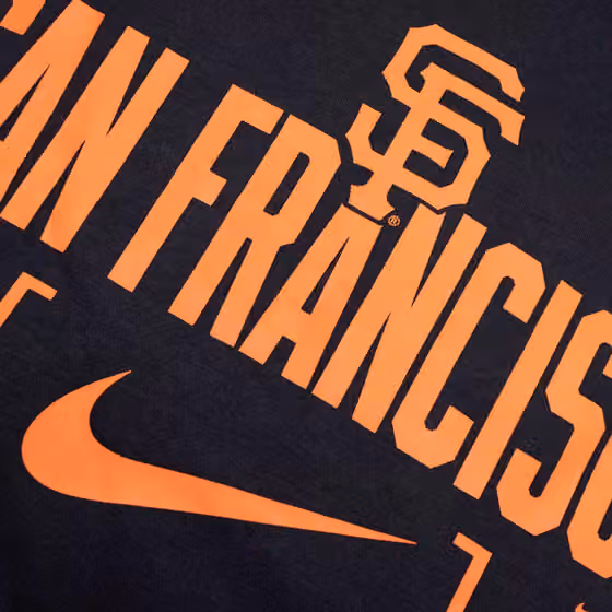 San Francisco Giants Nike Club Slack MLB Hoodie Black view 3