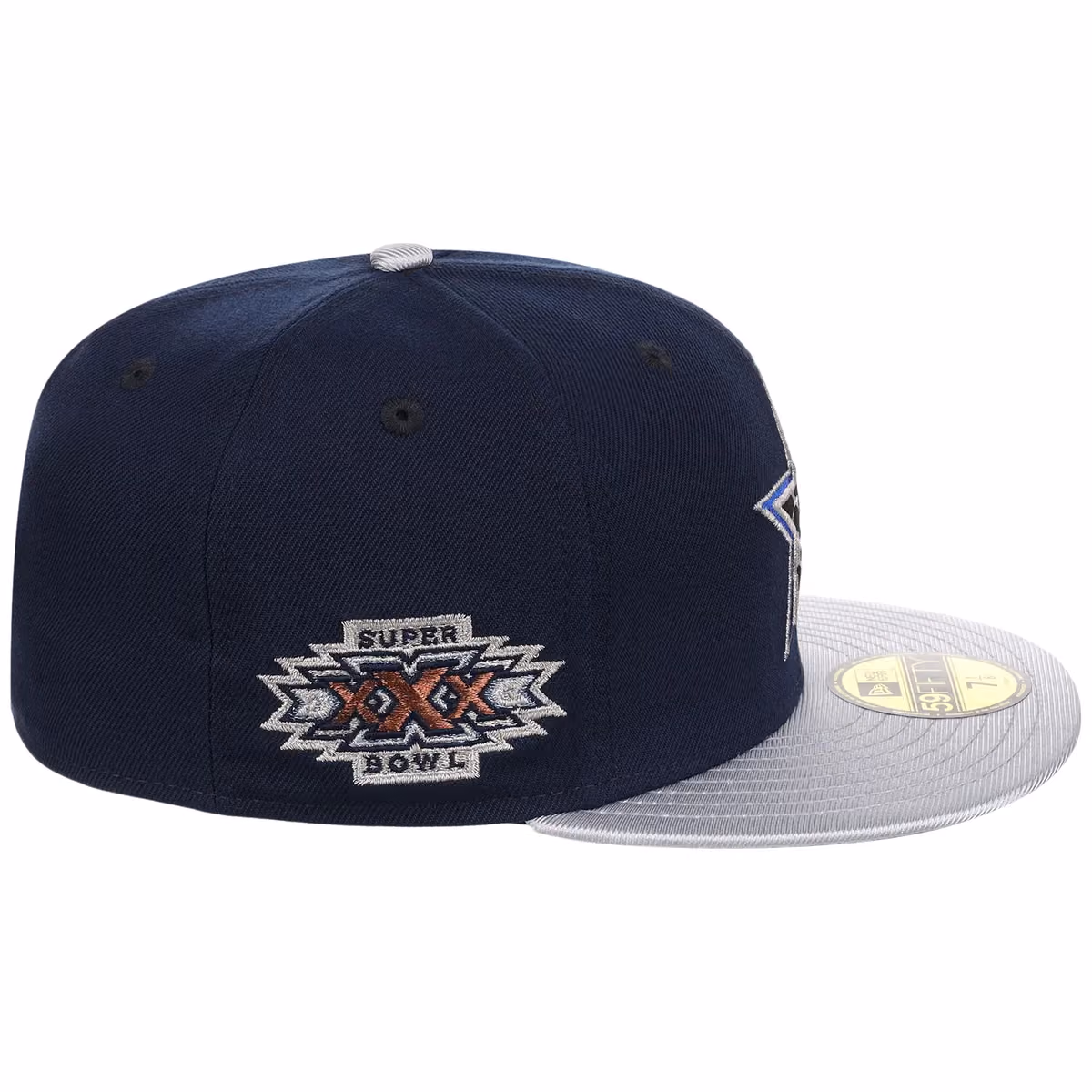 Dallas Cowboys OTC 2-Tone Dallas Starhide New Era 59FIFTY detail view