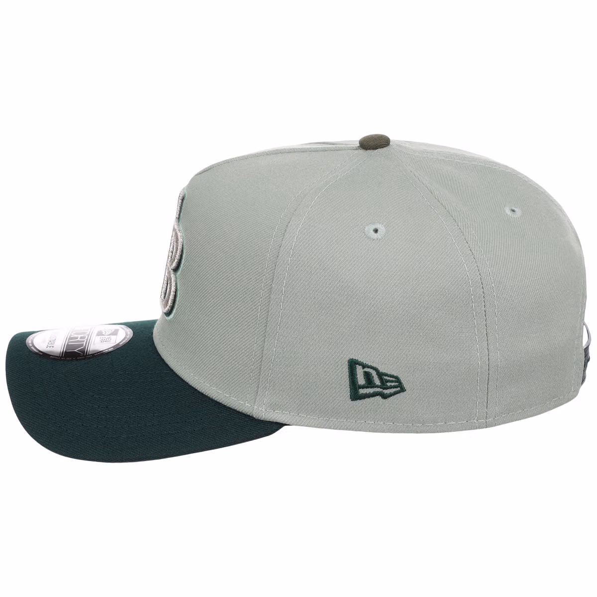 Tampa Bay Rays MLB Everest x Dark Green FASHION CORE New Era 9FORTY A-Frame detail view