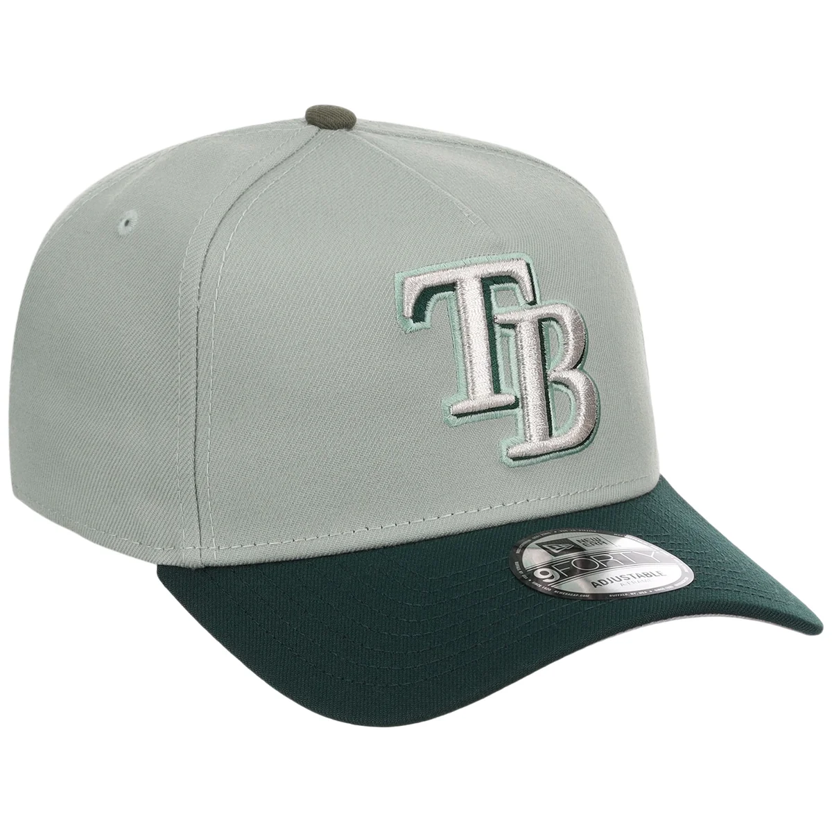 Tampa Bay Rays MLB Everest x Dark Green FASHION CORE New Era 9FORTY A-Frame front view