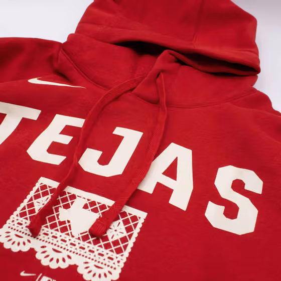 Texas Rangers City Connect Club MLB Hoodie Red view 3