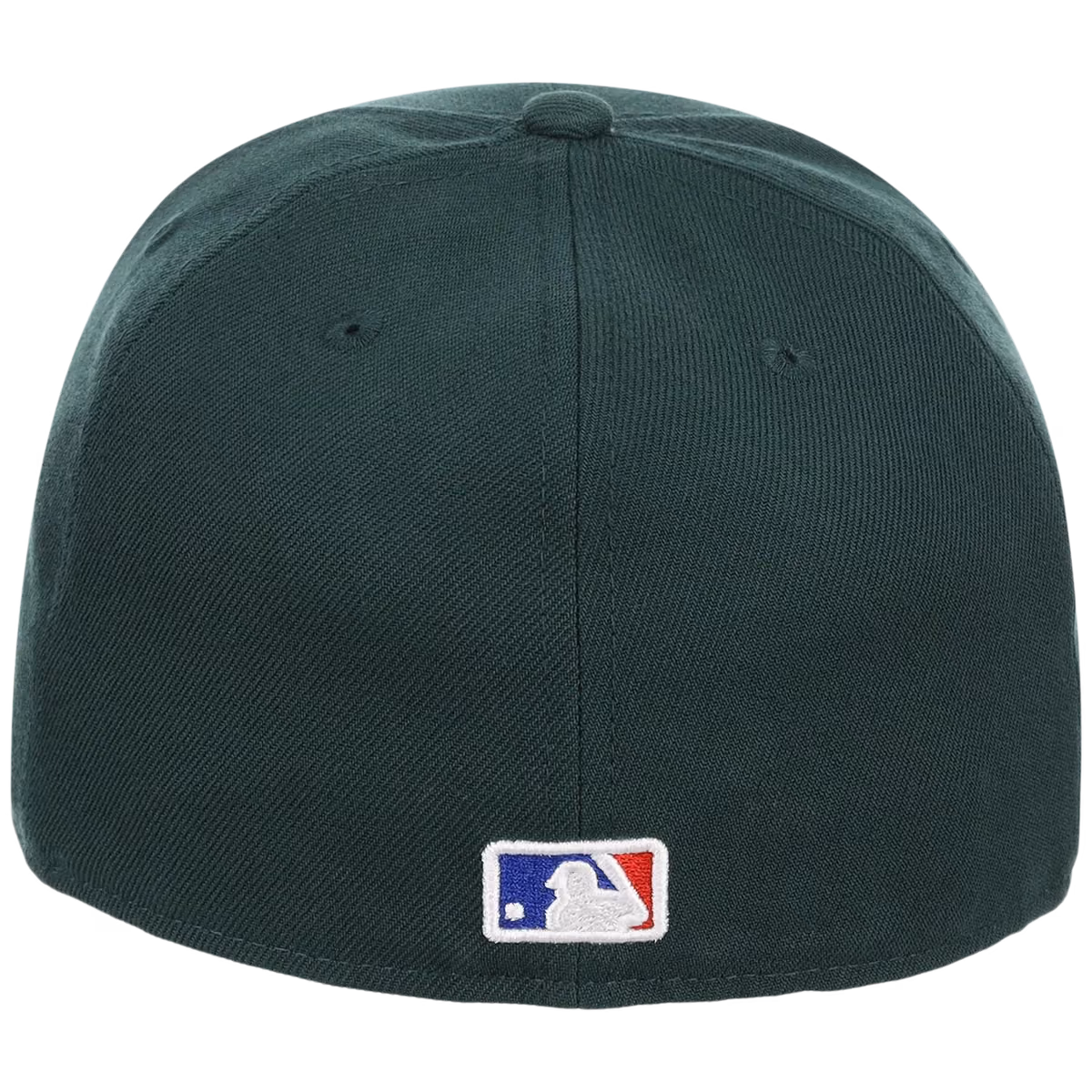 Oakland Athletics MLB Cooperstown Authentic Collection New Era 59FIFTY (Dark Green/Dark Green) detail view