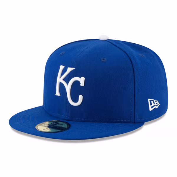 Kansas City Royals Authentic New Era 59FIFTY Fitted MLB Cap Game product photo