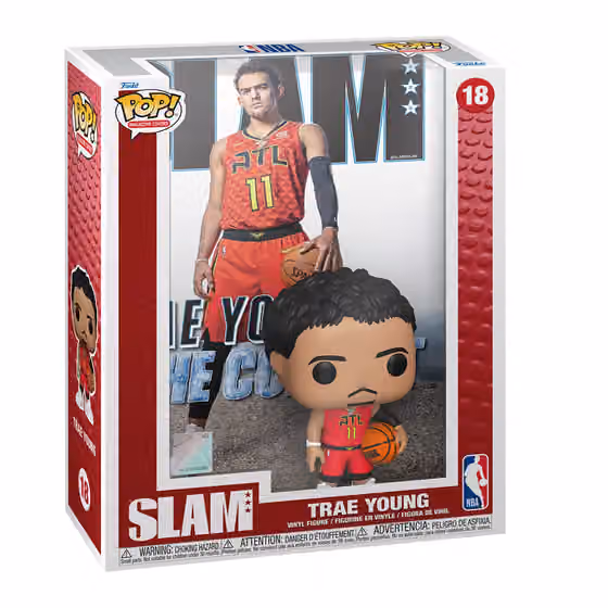 Funko POP! #18 Trae Young Atlanta Hawks Slam Magazine Cover view 2