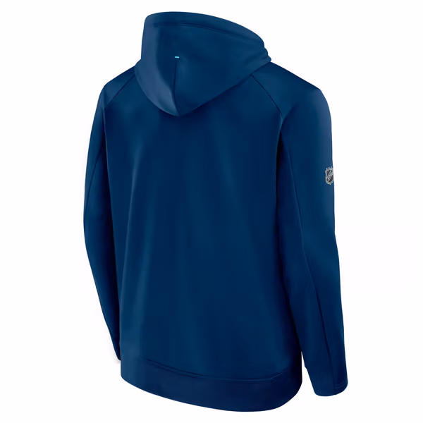 Seattle Kraken 2024/25 Authentic Pro Rink Tech NHL Hoodie Navy view 2
