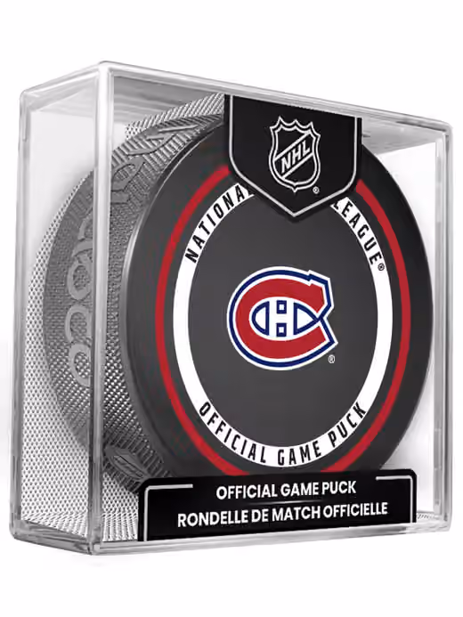 Montreal Canadiens 2026-27 NHL Official Game Puck view 1
