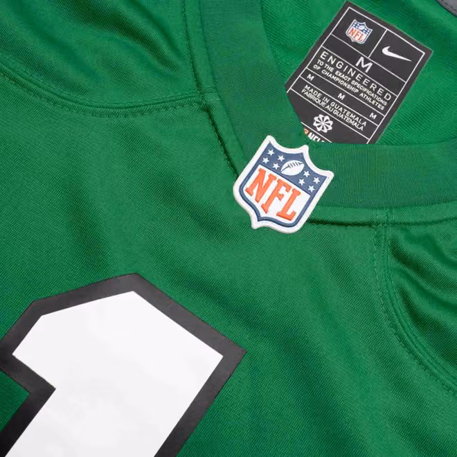 Jalen Hurts #1 Philadelphia Eagles Classic Game NFL Jersey Green view 5