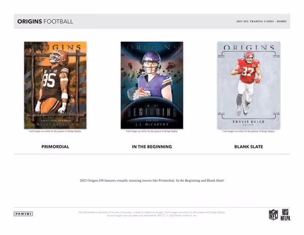 2025 Panini Origins Football NFL Hobby Box view 4