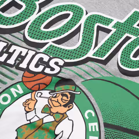 Boston Celtics Sport Classics Oversized NBA T-Shirt Gray view 3