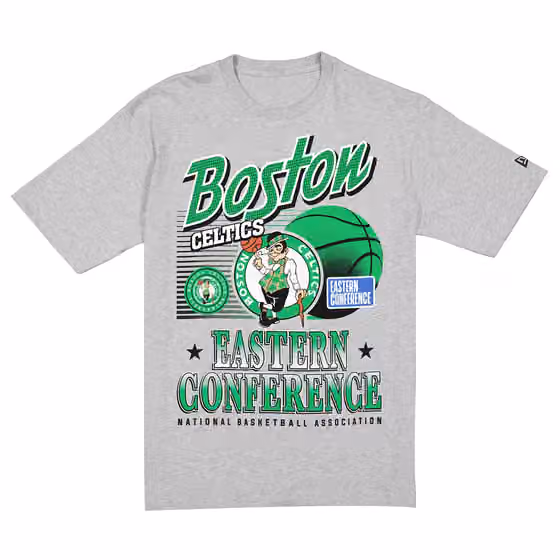 Boston Celtics Sport Classics Oversized NBA T-Shirt Gray view 1