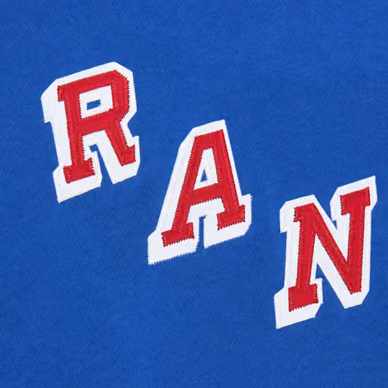 Mark Messier #11 New York Rangers 1993-94 Mitchell & Ness NHL Hoodie Blue view 3