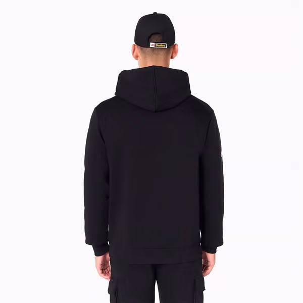Pittsburgh Steelers Logo Hoodie NFL Sweatshirt Black view 2