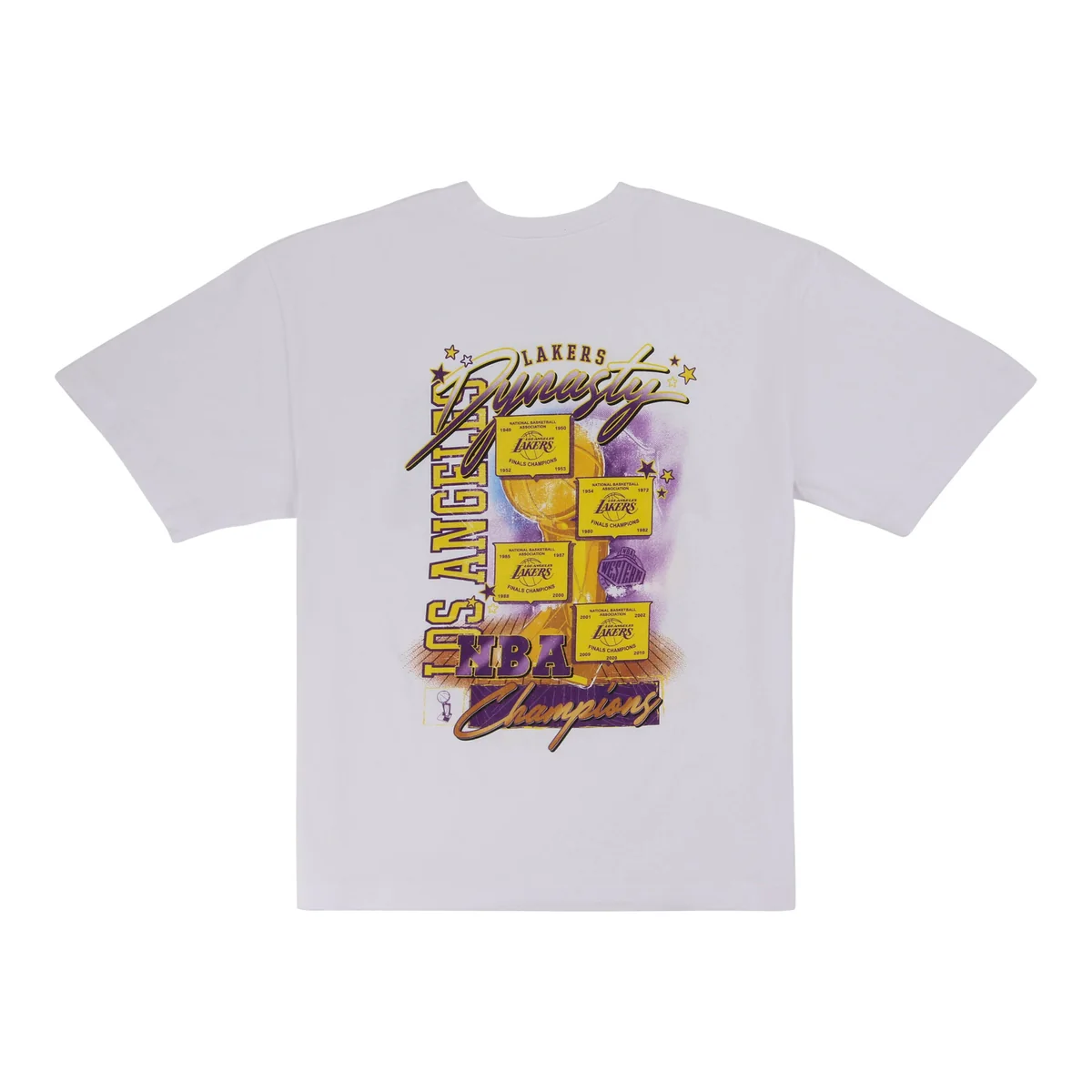 Los Angeles Lakers NBA Champ '47 Collection T-Shirt back view