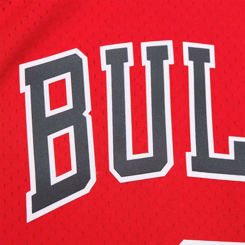 Ron Harper #9 Chicago Bulls 1997-98 Mitchell & Ness Swingman NBA Jersey Red view 4
