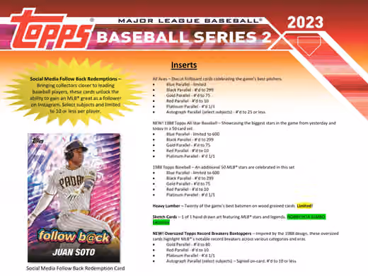 2023 Topps Series 2 Baseball MLB Hobby Box view 4